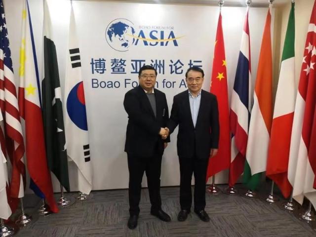 Chairman Li Yong Made a Special Trip to Bo’ao Forum for Asia Headquarters in Beijing to Meet with Secretary General Li Baodong